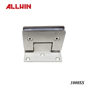 บานพับประตูกระจกอาบน้ำทองเหลืองสี่เหลี่ยมขนาด66x110มม. บานพับประตูกระจกโครเมียมขัดเงาแบบโมเดิร์นสีดำด้าน - Product Image 6