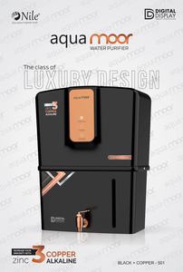 Sistema de Purificación de Agua por Ósmosis Inversa AQUA MOOR BLACK COPPER, Sistema Doméstico de Tratamiento de Agua, Purificador de Agua de Pared o Sobremesa, con LED, Grado Alimenticio - Product Image 2