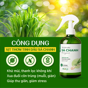 <b>LEMONGRASS</b> ESSENTIAL OIL SPRAY <b>VIETNAM</b> | FRESH CITRUS AROMA FOR HOME & WELLNESS - Product Image 3