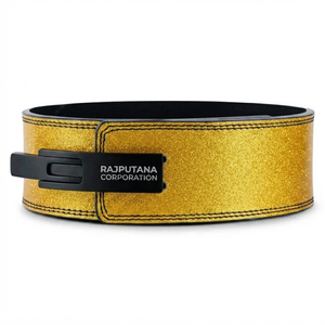 Cinturón de cuero con purpurina de 13 mm para levantamiento de pesas, cinturones de cuero para entrenamiento, cinturón de purpurina unisex con soporte para la espalda. - Product Image 1