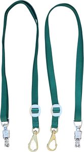 Nylon Cross Ties Set of 2 Cross Ties Cross Ties for Horses Quick Release Cross Ties Nylon Lanyard <b>Adjustable</b> <b>Strap</b> Metal Snap - Product Image 4