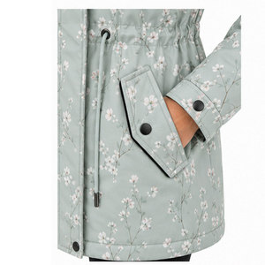 Parka isolante épaisse pour femme avec capuche, extérieur imperméable et longueur confortable pour les activités par temps froid - Product Image 5