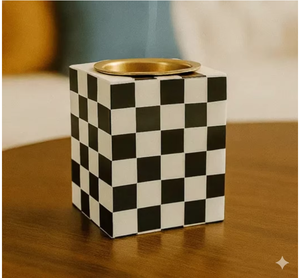 Premium Quality Unique Shape Wooden Marble Bakhoor Burner Fabulous New Arrival Incense Burner Home Tableware <b>Decor</b> Use - Product Image 5