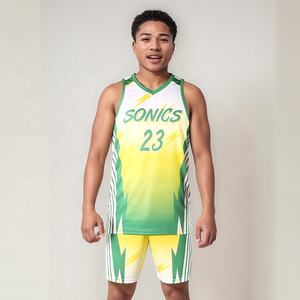 Ensembles de shorts de basketball personnalisés entièrement sublimés, maillots d'équipe, séchage rapide, uniforme de basketball unisexe, grande taille, antibactérien - Product Image 3