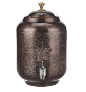 Dispensador de Agua de Cobre Estilo Vintage con Tapa y Grifo, para Hogar y Hoteles, con Beneficios para la Salud - Product Image 5