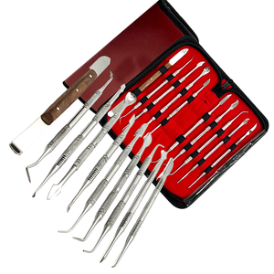 Kit professionnel d'instruments de précision pour sculpture de cire en laboratoire dentaire allemand, en acier inoxydable, ProMax LabSet - Product Image 4