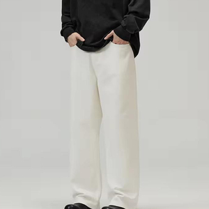 Vente en gros de jeans en denim pour hommes, jeans utilitaires, jeans indigo pour les marques de streetwear américaines, fournisseur OEM, étiquette privée, vente en gros - Product Image 2