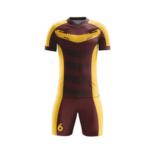 Uniforme de Fútbol Personalizado para Adultos Unisex, Manga Corta, Antibacteriano, 100% Poliéster, Calidad Premium, Servicio OEM - Product Image 1