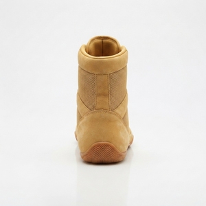 Chaussures de boxe pour hommes, légères, à haute tige, respirantes, en maille, à lacets, en cuir, pour l'entraînement, semelle flexible antidérapante, adhérence par tous les temps - Product Image 2