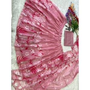 Floral Print Beautiful Party Wear Lehenga Choli Elegant <b>Evening</b> <b>Dresses</b> - Product Image 2