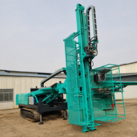 Machine de forage hydraulique sur chenilles robuste pour la stabilisation des pentes minières
