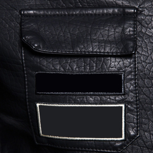 OEM High Quality Men's Thin <b>Canvas</b> Fleece Lined Leather <b>Jacket</b> with Collar Custom for Men and Women - Product Image 2