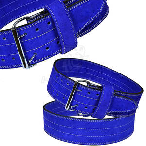 Ceinture à boucle en cuir robuste pour la musculation, l'entraînement de force et les exercices de fitness, fabriquée avec des matériaux durables - Product Image 2