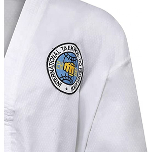 Fabricant OEM – Tenue d'arts martiaux à manches longues, uniformes de Taekwondo ITF, vêtements d'entraînement personnalisés, combinaison de Taekwondo brodée - Product Image 5