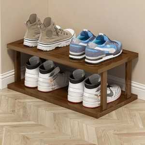 Modern Multi-Layer Wooden Shoe Rack Entryway Space Saving Vertical Shoe Shelf Organizer Minimalist Living Room Storage <b>Stand</b> - Product Image 5