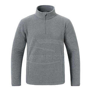 Polyester Made Latest Design <b>Pullover</b> Fleece <b>Jacket</b> Outdoor Use Solid Color <b>Pullover</b> Fleece <b>Jacket</b> - Product Image 1