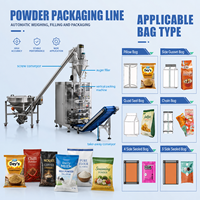 Máquina Empacadora Vertical de Polvo VFFS para Uso en Fábrica, Apta para Diversos Tipos de Polvo