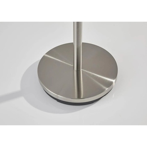 Latest design <b>silver</b> metal coat rack standing with round base minimalist entryway hat stand designer customized options - Product Image 4