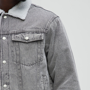 Chaqueta Casual de Hombre, 100% Algodón Original, Alta Calidad, Estilo Vintage, Lavado Denim, con Botones, Transpirable y Ecológica, para Otoño e Invierno - Product Image 4