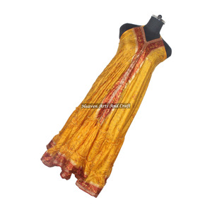 Compre en línea directamente del fabricante de vestidos de seda tipo sari para mujer, elegantes vestidos de noche sin mangas para damas. - Product Image 2