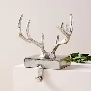 Handmade Christmas <b>Stocking</b> <b>Holder</b> Decorative Metal Accent for Festive Styling - Product Image 2