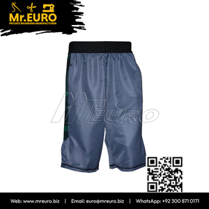 Pantalones Cortos de Artes Marciales Mixtas para Hombre, Personalizados, Azules, de Satén, Cintura Elástica, Franja Lateral, 100% Poliéster, Secado Rápido, Ropa Deportiva de Entrenamiento - Product Image 5
