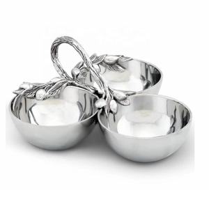 Cuenco de aluminio con forma novedosa, cuenco de aluminio decorativo para frutos secos, aperitivos, plato de caramelo, cuenco para servir - Product Image 4