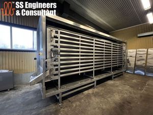 อุโมงค์แช่แข็งอุตสาหกรรมพร้อมมอเตอร์ |   การแปรรูปแบบ IQF 380V 180kW กำลังการผลิต 4000 กก./ชม. - Product Image 2
