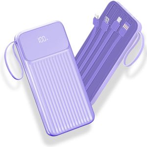 Caricabatterie Rapido PD22.5W, Power Bank Portatile da 20000mAh con Display Digitale e Maniglia, 4 Cavi Integrati, Compatibile IO - Product Image 3
