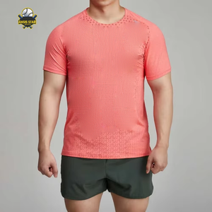 Camisetas Deportivas Premium de Alta Calidad para Hombre, Tejidas en Poliéster y Elastano, Transpirables, de Secado Rápido, Cuello Redondo Liso - Product Image 1