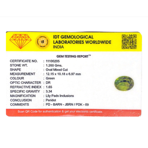 Loose 6.3 Carat Handcrafted Peridot Gemstone-High Quality Faceted Cut for Fine Jewelry - Product Image 4