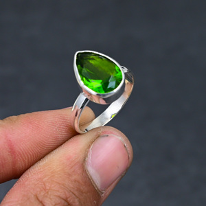 แหวนเงินแท้ 925 สุดหรูสำหรับงานปาร์ตี้ ผลิตในอินเดีย - Product Image 4