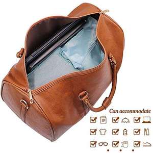 Customized Genuine Leather Duffel <b>Bag</b> 50-70L Capacity Breathable Heavy Duty Travel Sport <b>Bag</b> for <b>Men</b> - Product Image 4
