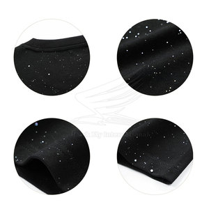 T-shirt pour homme en coton 100% de haute qualité, respirant, style streetwear, col rond, coupe classique, avec strass, best-seller, vente flash - Product Image 6