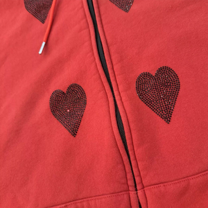 Sudadera con capucha de alta calidad, impermeable y cortavientos para mujer, con pedrería, nuevo estilo moderno, al mejor precio, en venta con servicio OEM. - Product Image 6