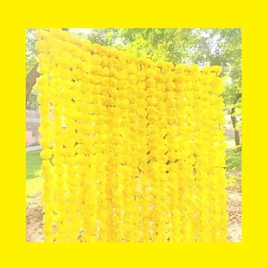 Yellow Artificial <b>Flower</b> Hanging <b>Garland</b> Plastic Floral String for Wedding Festival Home Decoration - Product Image 3