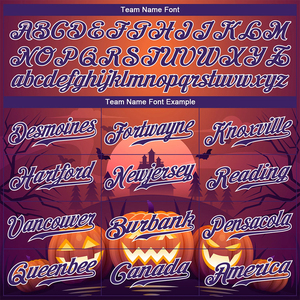 Camiseta de Béisbol Personalizada de Halloween para Hombre, Manga Corta, Impresión Sublimada, Poliéster Transpirable, Corte Regular, Cierre de Botones, Nombre del Equipo 00 - Product Image 6