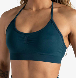 Tops Deportivos Cortos de Secado Rápido para Mujer, Personalizados al por Mayor, con Logotipo Personalizado, Ropa de Entrenamiento para Gimnasio, Bra Deportivo para Yoga - Product Image 4