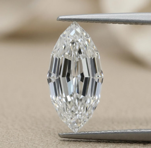 Diamante Sintético Cultivado en Laboratorio, Corte Marquesa, 1 Quilate, Color D, Certificado NO. 76594998 Fabricación de Joyas - Product Image 1