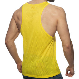 Camiseta sin mangas de malla personalizada de alta calidad, ligera para el verano, con diseño de bolsillo frontal, color personalizado, nuevo diseño. - Product Image 3