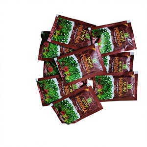 Tinte Capilar Semipermanente a Base de Hierbas, Color Negro Natural/Marrón Natural/Borgoña, Sin Amoníaco, Bolsa de 25 g - Product Image 6