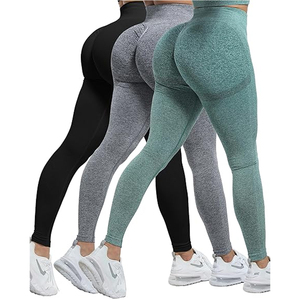 Women's High Waist <b>Seamless</b> Sports <b>Leggings</b> for Yoga Fitness Workout Running Activewear Training Wear - Product Image 1