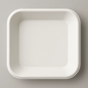 Vaisselle jetable écologique et compostable en bagasse de canne à sucre avec plateau, biodégradable pour événements, traiteur, fêtes, export en gros - Product Image 5