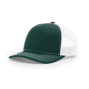 Unisex Green White Mesh Trucker Cap Classic Baseball Cap Adjustable Polyester Twill Breathable <b>Waterproof</b> Party <b>Hat</b> for Four - Product Image 1