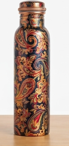 High Quality Traditional Printed Design Copper Water Bottle Eco Friendly Drinkware for Daily Use Kitchen School Sport Outdoor - Product Image 3