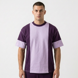 T-shirt décontracté pour homme avec logo personnalisé, en coton biologique, pour la gym et le streetwear, vente en gros en vrac, prix d'usine - Product Image 2
