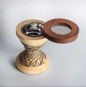 Porte-encens en bois de forme ronde tendance, design unique, brûleur d'encens Bakhoor, brûleur d'encens tendance à prix avantageux - Product Image 4