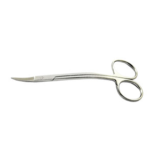 Ciseaux chirurgicaux courbés La Grange Supercut de qualité supérieure avec anneaux dorés, en acier inoxydable, instrument de coupe médical et dentaire - Product Image 4