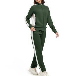 Conjunto de Sudadera con Capucha y Pantalón de Chándal para Mujer, Diseño Perfecto, con Cremallera, Precio Económico al por Mayor, Ropa de Marca de Lujo, de Tela Gruesa - Product Image 4