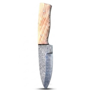 Durable Multi Usage Damascus Steel Blade Outdoor Camping Fixed Blade Knife - Product Image 1